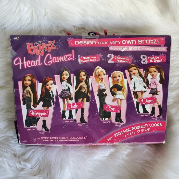 Bratz Head Gamez 4 Doll Set Cloe Rare 1st Edition 2005 - Picture 5 of 12